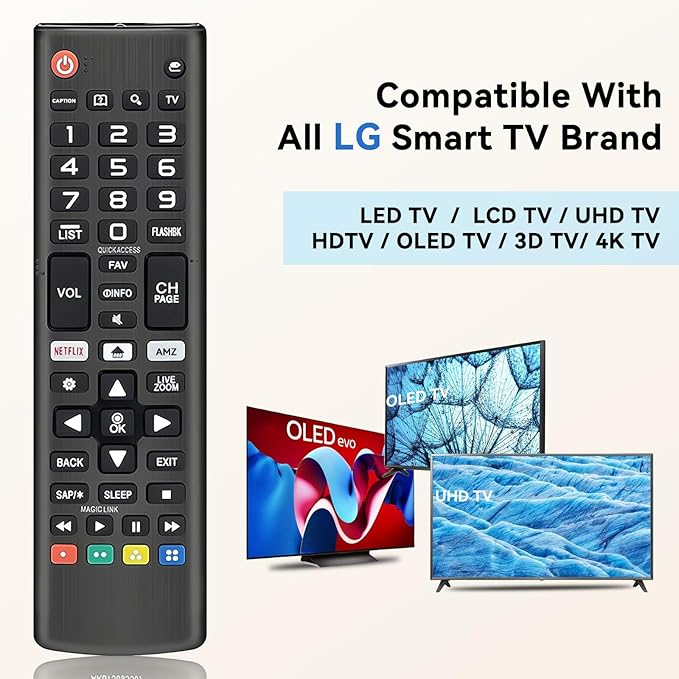 Replacement for LG TV Remote Control, Compatible - Image 2