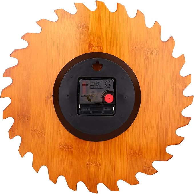CIGERA 12 Inch Wood Wall Clock - Image 4