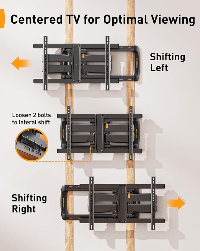 Perlegear Full Motion Sliding TV Wall Mount - Image 3