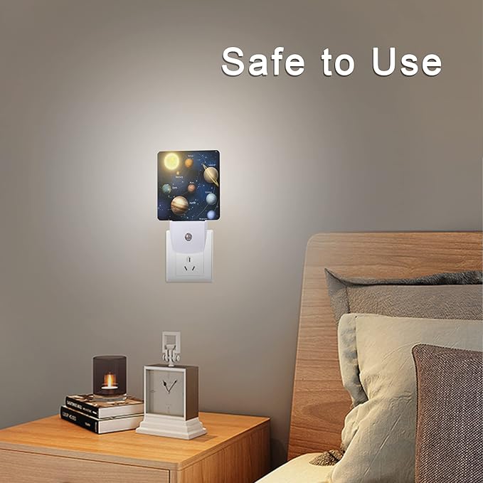 Smoaffly Planet Solar System Universe Galaxy Space Night Light Plug-in LED - Image 6