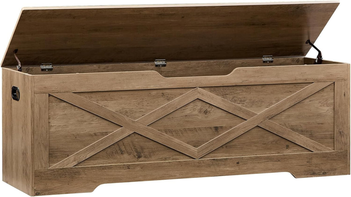 55.1" storage bench extra large,blanket storage with 2, main product view