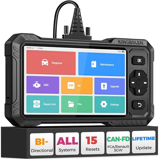 KINGBOLEN S6 Elite OBD2 Scanner, 2026 Bidirectional Scan Tool, 15 Reset by KINGBOLEN