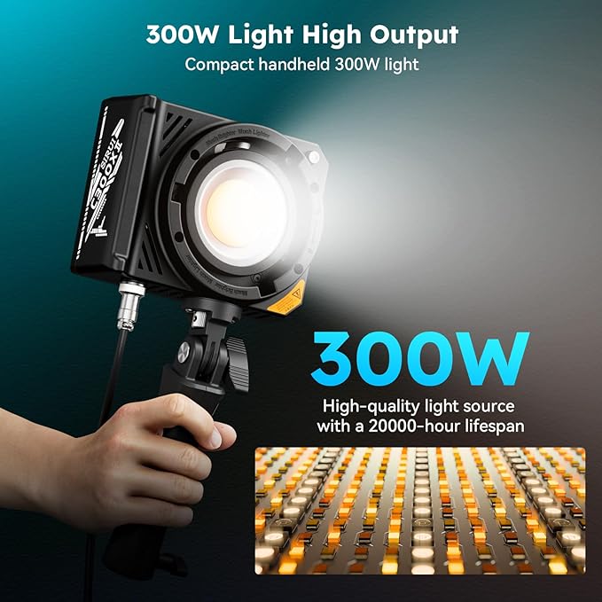 SIRUI C300XII 310W Portable LED Video Light - Image 3