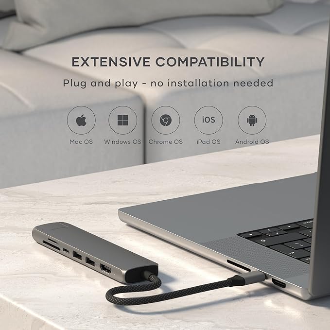 Satechi 7 in 1 USB C Hub Multiport Adapter - Image 7