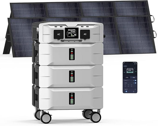 IEE SP5000 Solar Generator 5000W, 7680Wh Power Station by EnerVikSolargeneratorforhomeuse
