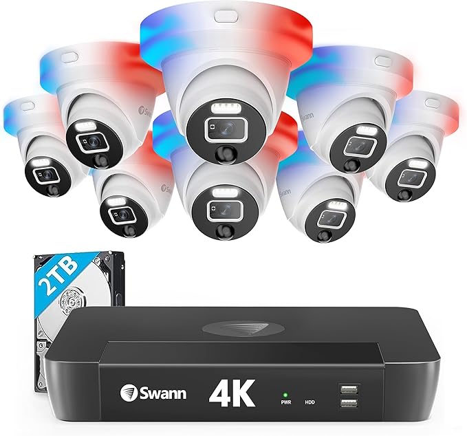 Swann 4K UHD Home Security Camera System, 16Ch NVR by SwannUSA