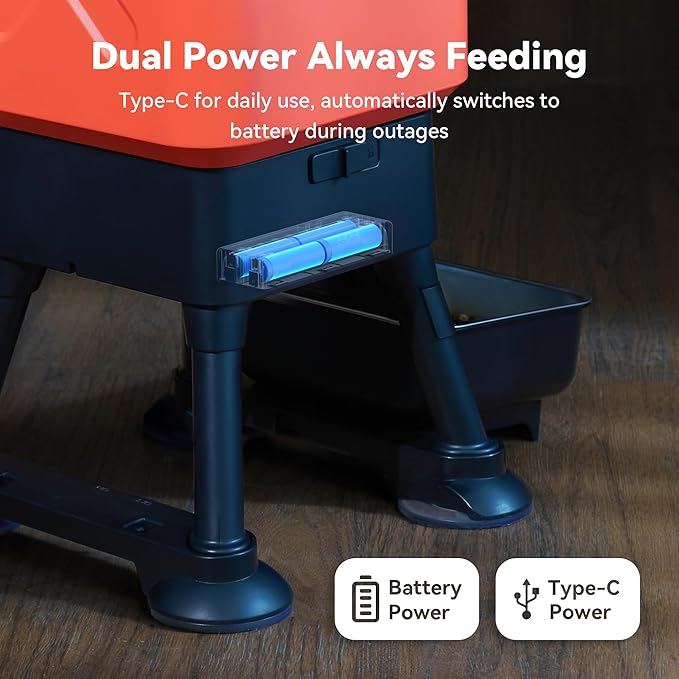 Automatic Dog Feeder for Large Dogs, 14L Capacity, Remote Feeding, - Image 7