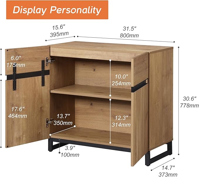 Wampat Modern TV Stand for 40 inch TVs, Entertainment Center Console - Image 2