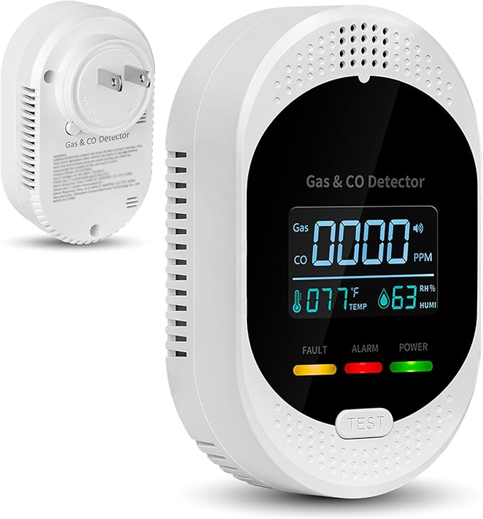 4-in-1 Carbon Monoxide & Natural Gas Detectors by Unknown