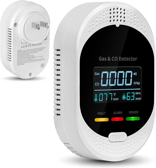 4-in-1 Carbon Monoxide & Natural Gas Detectors by Unknown