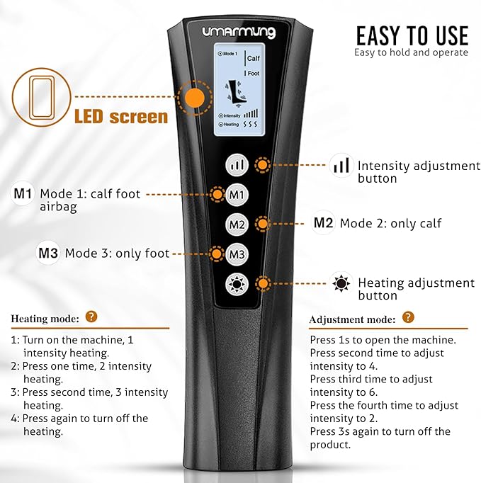 UMARMUNG Air Compression Leg Massager - Image 2