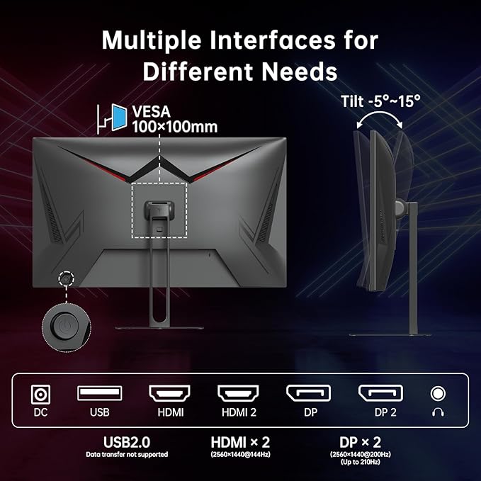 KTC 27 Inch Gaming Monitor - Image 7