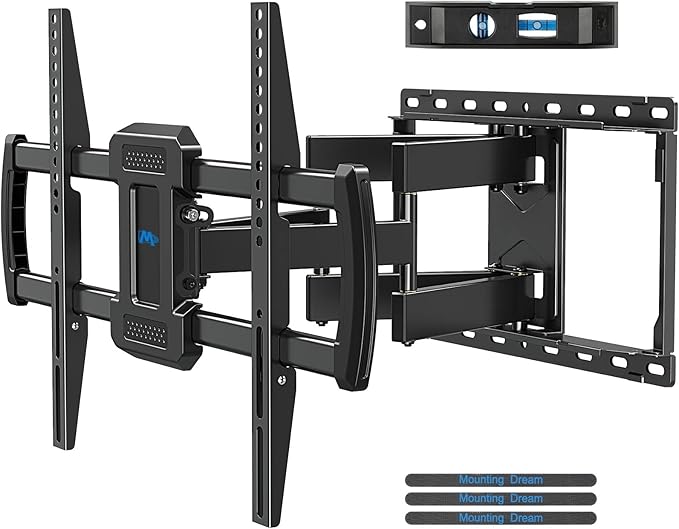 Mounting Dream TV Wall Mount, UL Listed Full Motion Mount Bracket by MountingDream