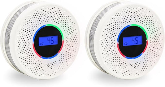 10-Year Battery Smoke and Carbon Monoxide Detector, 2-in-1 Smoke CO Alarm by Unknown