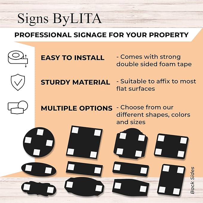 Signs ByLITA Oval Electrical Panel Inside Sign - Image 8