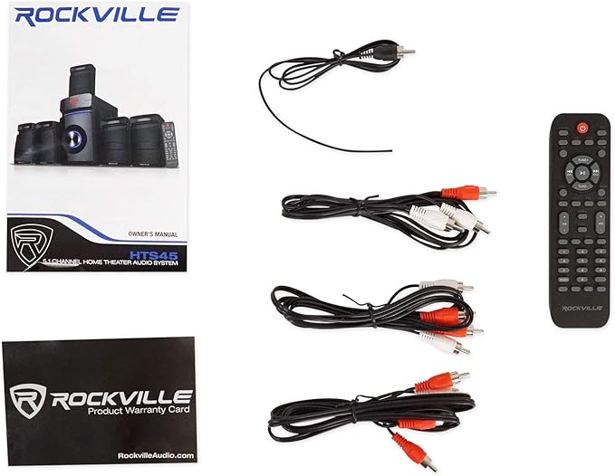 Rockville HTS45 800w 5.1 Channel Home Theater Audio System, USB/SD Playback - Image 9
