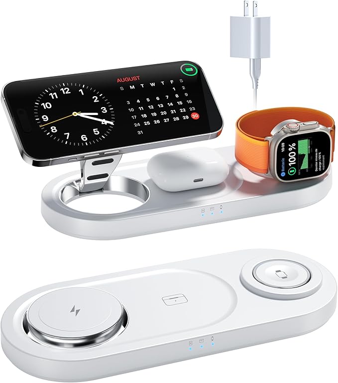 Upgraded 3 in 1 Wireless Charging Station by moencase