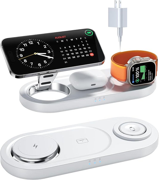 Upgraded 3 in 1 Wireless Charging Station by moencase