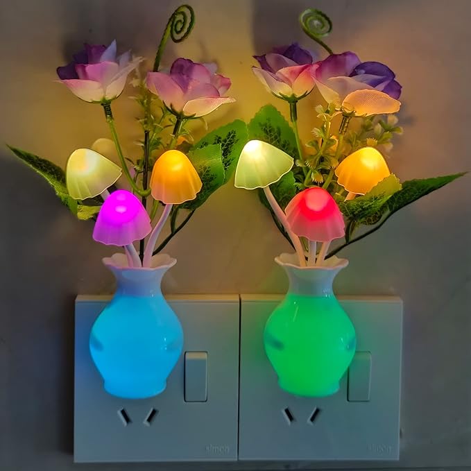 AUSAYE Color-Changing LED Night Light, Home Décor Lamp Dream Nightlight Purple - Image 4