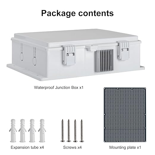 Namunanee Outdoor Electrical Junction Box, ABS Water Resistant Enclosure - Image 7