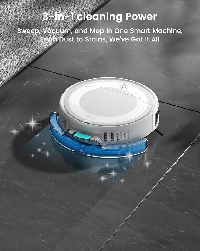 Lefant M310 Ultra Robot Vacuum and Mop, 6000Pa Suction-Slim Robotic Cleaner - Image 6