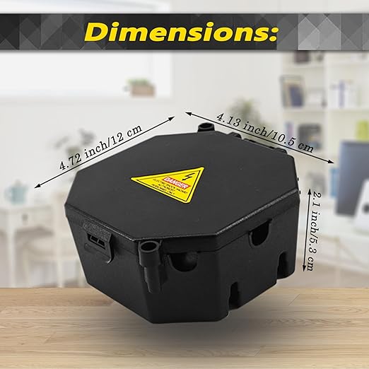 MIARALA Black Open Splice Junction Box, Splice Box Wire Electrical Junction Box - Image 7