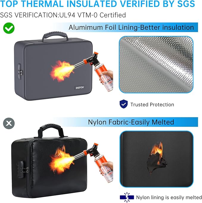 ENGPOW 5200℉ Fireproof File Organizer Bag - Image 2