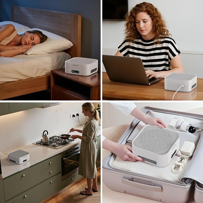 TDBYWAE Air Purifiers for Home Bedroom Up to 600 ft², True HEPA Air Purifier - Image 8