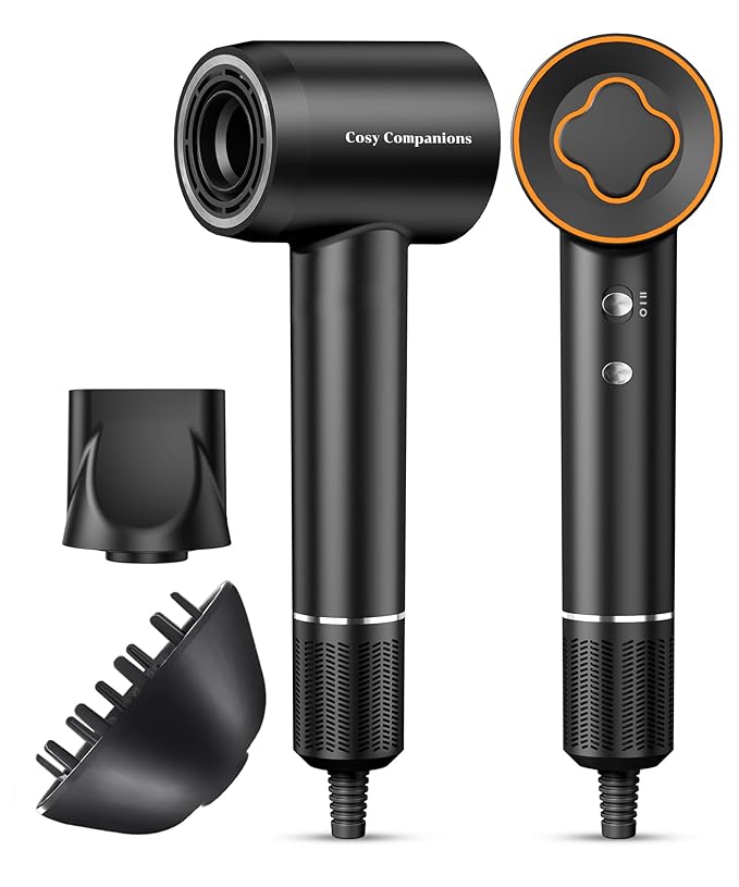 Cosy Companions High-Speed Ionic Hair Dryer, 150000 RPM Brushless Motor by CosyCompanions
