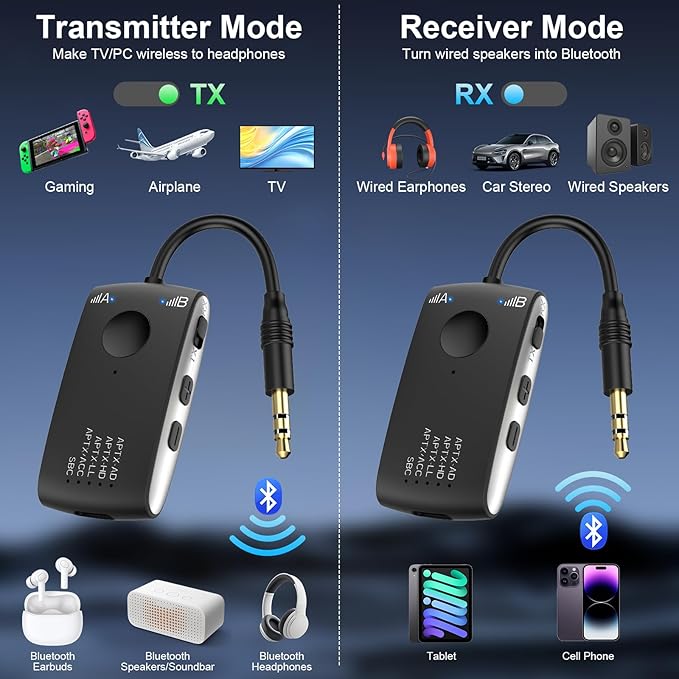 Bluetooth 5.4 Transmitter Receiver - Image 2