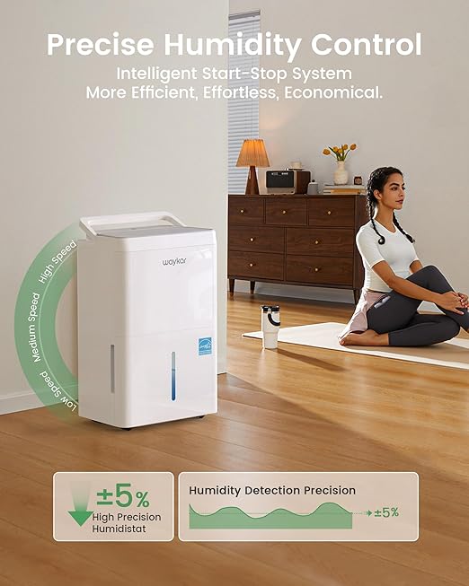 Waykar 150 Pint Energy Star Dehumidifier - Image 5