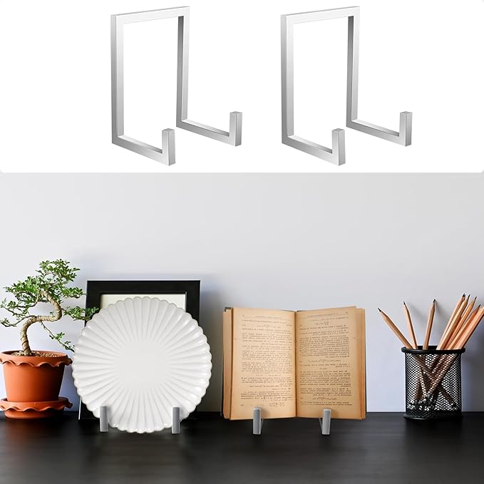Sweetude 2 Pcs Large Plate Stands - Image 4