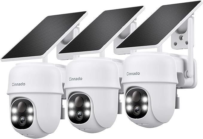 Cinnado 2K Cameras for Home Security-2.4G WiFi Outdoor Camera Wireless by Cinnado