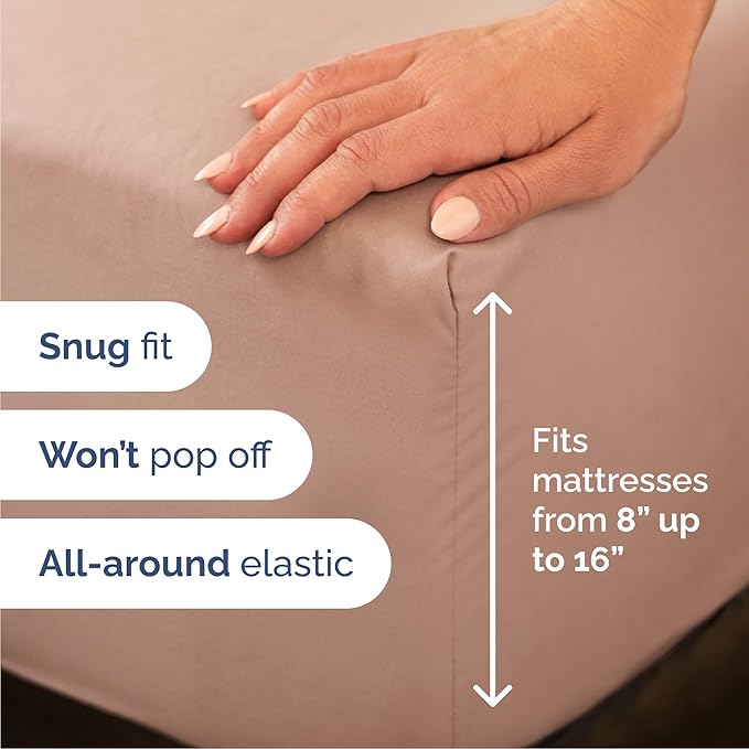 Queen Size 4 Piece Sheet Set - Image 3