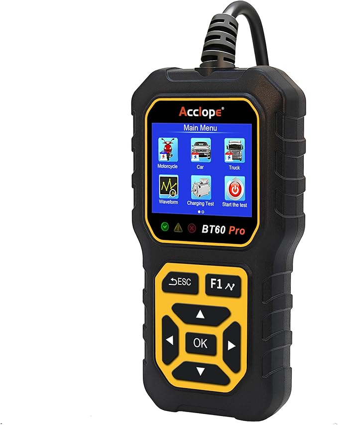 Acclope BT60 Pro Car Battery Tester, Digital Analyzer - Image 3