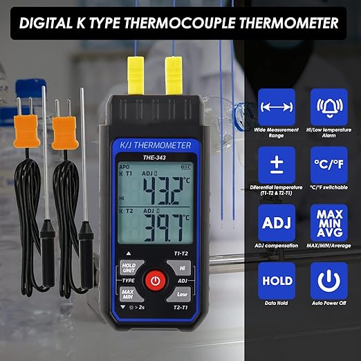 Thermocouple Thermometer Digital K Type Thermometer - Image 2