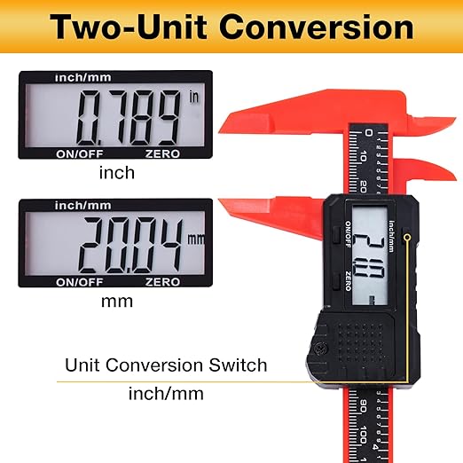 UNIPEC 6" Digital Caliper – Measuring Tool - Image 2