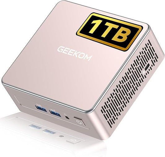 GEEKOM A5 2026 Mini PC with AMD Ryzen 5 7430U, 3-Year Coverage, 16GB RAM&1TB by GEEKOM