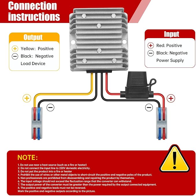 BEYIMEI DC 10A 240W Converter 30-60V Step Down to 24V Converter, dc 36V 48V 60V - Image 5