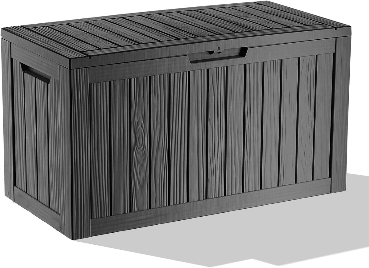 easyup 160 gal deck box waterproof outdoor storage, main product view