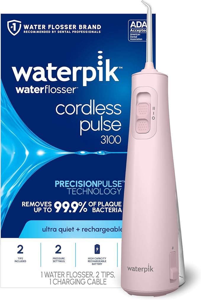 Waterpik Cordless Pulse Rechargeable Portable Water Flosser by Waterpik