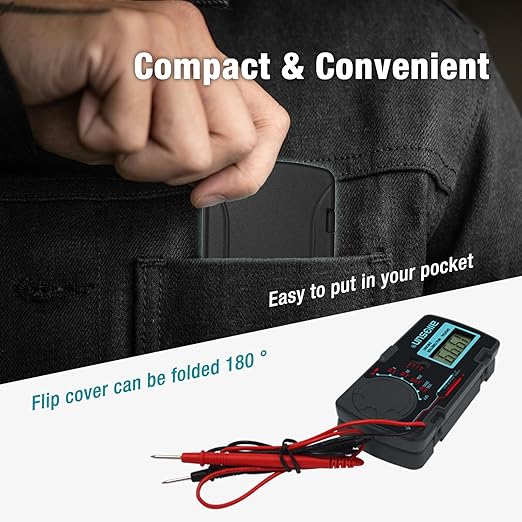 ALLOSUN Digital Multimeter/DMM/Multi Tester Amp/Ohm/Volt Meter/Diode and - Image 2