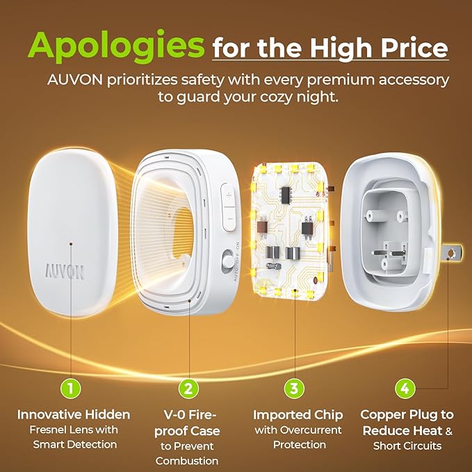 AUVON Plug-in LED Backlit Night Light - Image 6
