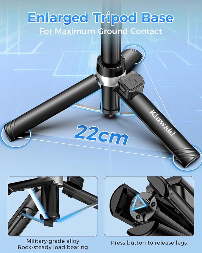 Kinwald 3-in-1 Phone Tripod - Image 4
