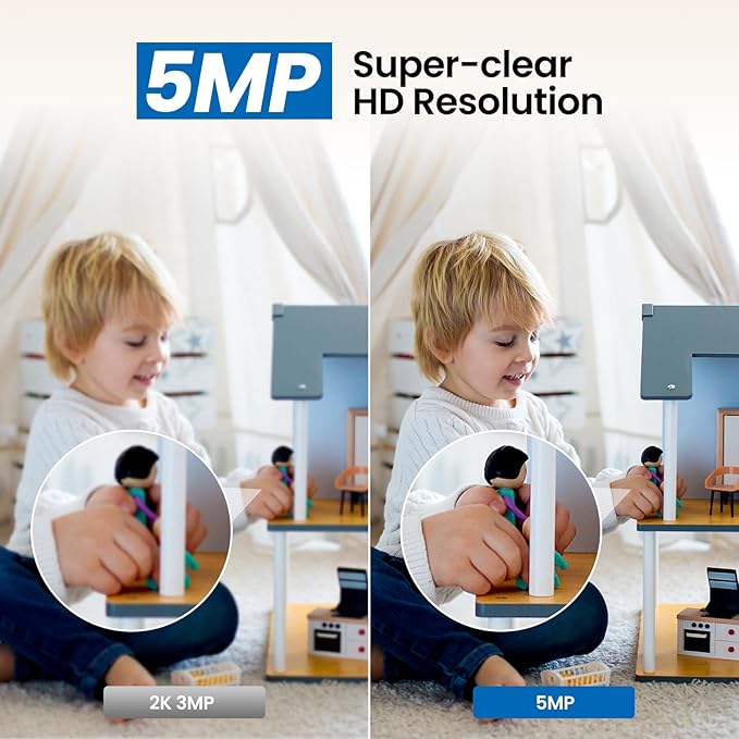 Cinnado 5MP Security Camera Indoor-5G/2.4G Dual WiFi Cameras - Image 3