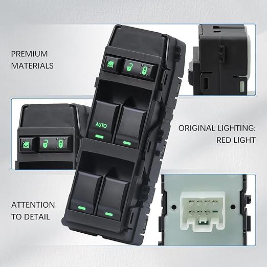 WUANGKI Master Power Window Switch Front Driver Side Compatible - Image 3