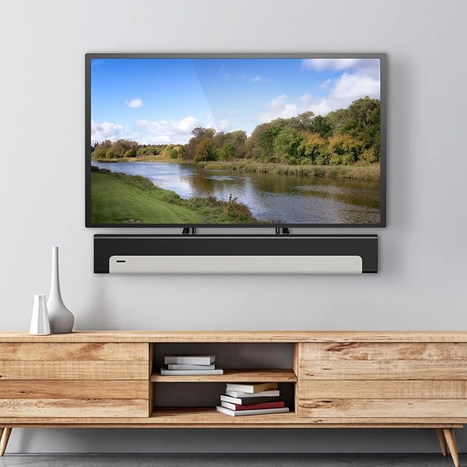 WALI Sound Bar Mount Bracket for Mounting Above or Under TV, Fits 32 to 70 inch - Image 2