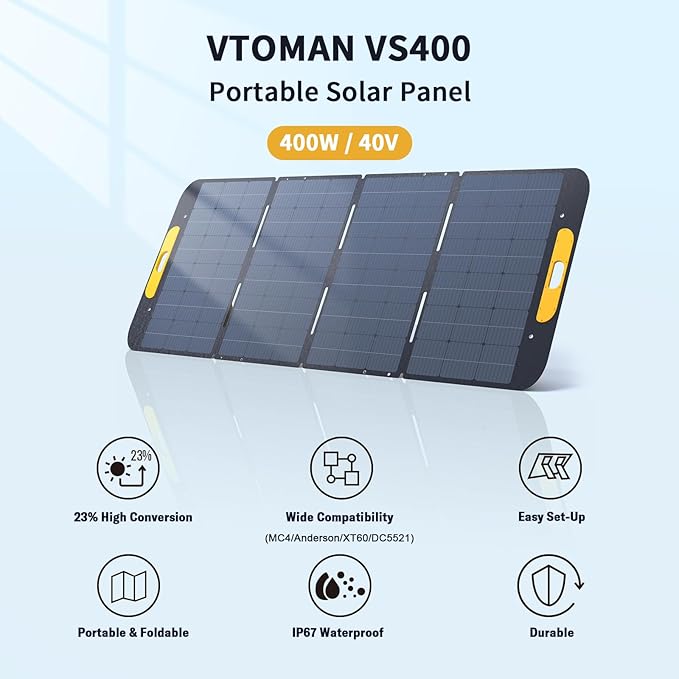 VTOMAN FlashSpeed Pro 3600 Portable Power Station, 3096Wh LFP Battery Solar - Image 7
