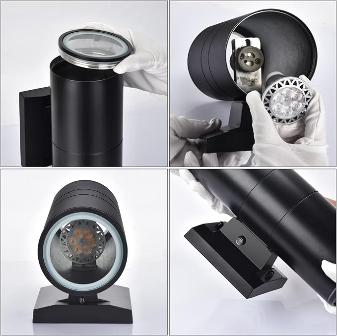 rosykite Dusk to Dawn Outdoor Wall Lighting, Double Up Down Aluminum Waterproof - Image 7