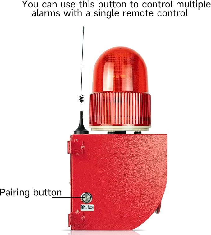 EOKHEOY Outdoor Security Siren Alarm 1.24 Mile Range Wireless 120dB Loud - Image 7